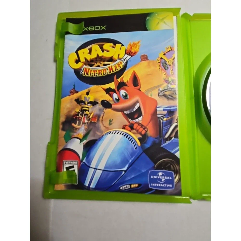 Crash Nitro Kart Crash Bandicoot (Original Xbox) CIB COMPLETE & TESTED